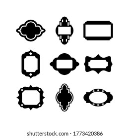 border icon or logo isolated sign symbol vector illustration - Collection of high quality black style vector icons
