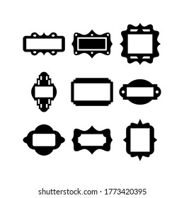 border icon or logo isolated sign symbol vector illustration - Collection of high quality black style vector icons
