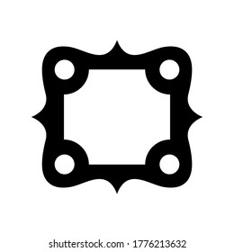 border icon or logo isolated sign symbol vector illustration - high quality black style vector icons
