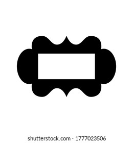 border icon or logo isolated sign symbol vector illustration - high quality black style vector icons
