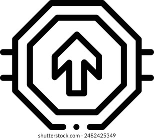 border icon. Thin Linear Style Design Isolated On White Background