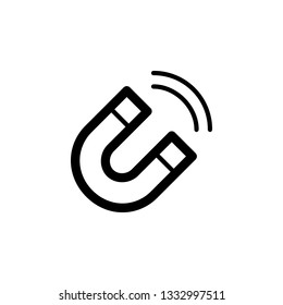 Magnet vector border icon. This icon use for admin panels, website, interfaces, mobile apps