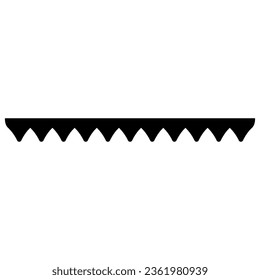 Border icon vector. Framing illustration sign. Pattern symbol or logo.