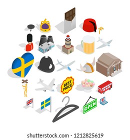 Border icons set. Isometric set of 25 border vector icons for web isolated on white background