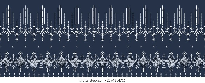 Border Islamic seamless pattern luxury elegant bold minimalist classic ethnic