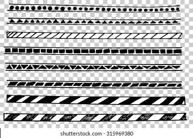 Border Line - Dot, Triangle and Others
