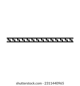 Border line frame design shape icon for decorative vintage doodle element for design in vector illustration