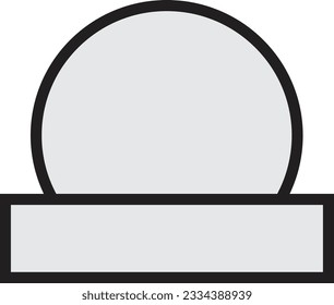 Border Logo icon elements vector 