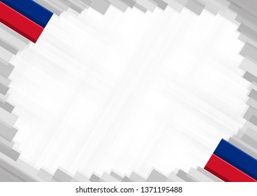 Border made with Liechtenstein national colors. template elements for your certificate and diploma. Horizontal orientation. Vector