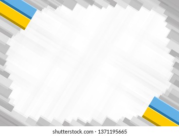 Border made with Tuva national colors. template elements for your certificate and diploma. Horizontal orientation. Vector
