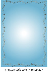 Border with musical notes
