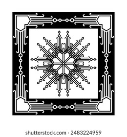 Border Ornament Design grafis vector design
