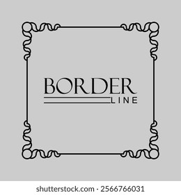 Border ornament Design grafis vector design
