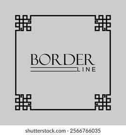 Border ornament Design grafis vector design
