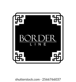 Border ornament Design grafis vector design
