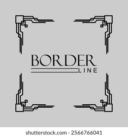 Border ornament Design grafis vector design
