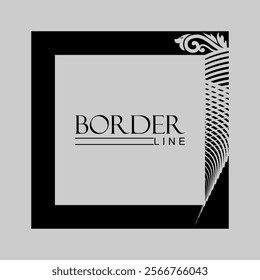 Border ornament Design grafis vector design
