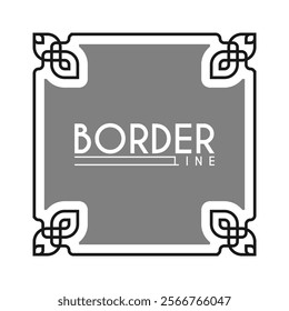 Border ornament Design grafis vector design
