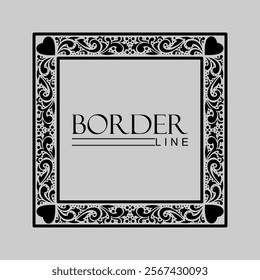 Border ornament Design grafis vector design 