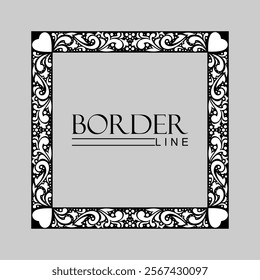 Border ornament Design grafis vector design 