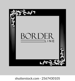 Border ornament Design grafis vector design 