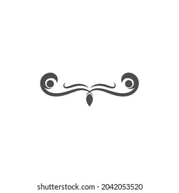 Border, ornament icon design template vector