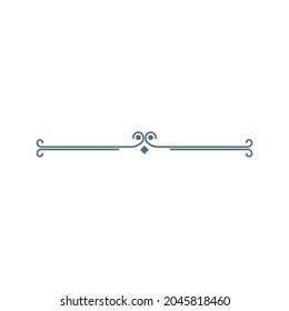 Border, ornament icon design template vector illustration