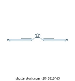 Border, ornament icon design template vector illustration