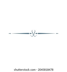 Border, ornament icon design template vector illustration