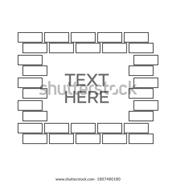 Border ornament for text decoration,\
geometric border text decoration, vector\
illustration