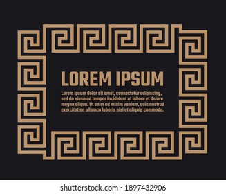 border pattern geometric vector design