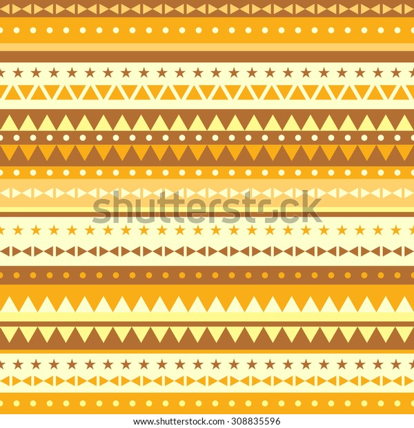 border pattern\
triangles and stars -\
Yellow