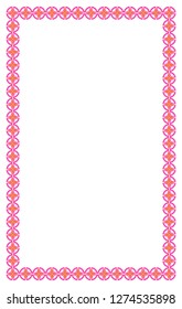 border photo frame with unique design and seamless