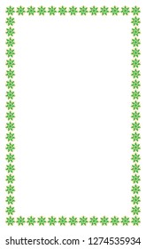 border photo frame with unique design and seamless