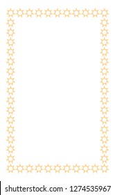 border photo frame with unique design and seamless