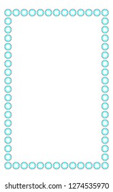 border photo frame with unique design and seamless