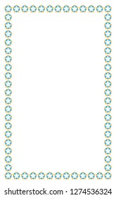 border photo frame with unique design and seamless