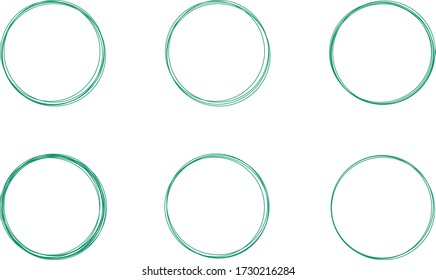 Border shape ring pattern design
