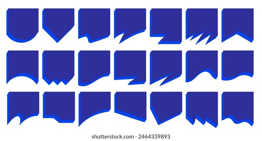 Border shape for website design. Vector banner header and separator. Background section and frame template. Abstract curve top headline.