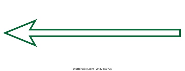 Border Straight line with point on start and arrow on finish. Symbol of direction, aim, target, path, easy challenge, fast way, ideal plan isolated on white background. eps 10