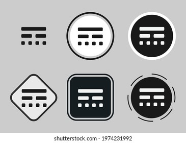 border style icon . web icon set. Collection of high quality black outline logo for web site design and mobile dark mode apps. Vector illustration