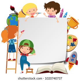 Border Kids Images, Stock Photos & Vectors | Shutterstock