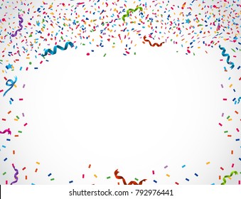 Grenzschablone mit kleinen Bändern zur Illustration