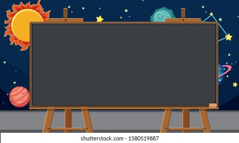 Border template with space in background illustration