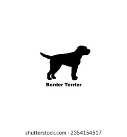 Border Terrier dog silhouette dog breeds Animal Pet