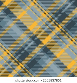 Border textile tartan plaid, hounds texture seamless vector. American fabric background check pattern in cyan and pastel colors palette.