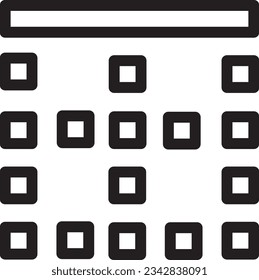 Border Top Edit Outline Icon