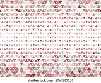 Border triangles halftone wallpaper. Triangular elements transition cover backdrop. Pixel triangles halftone shapes.