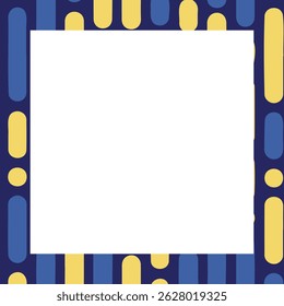 Border Twibbon Frame Abstrack Colorfull
