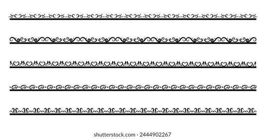 Border Vektorgrafik Design Kollektion Art